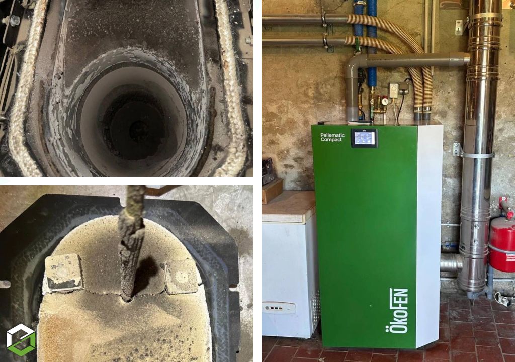 Ets A.Ciret Chauffage Plomberie : Entretien d'une chaudière à granulés Okofen