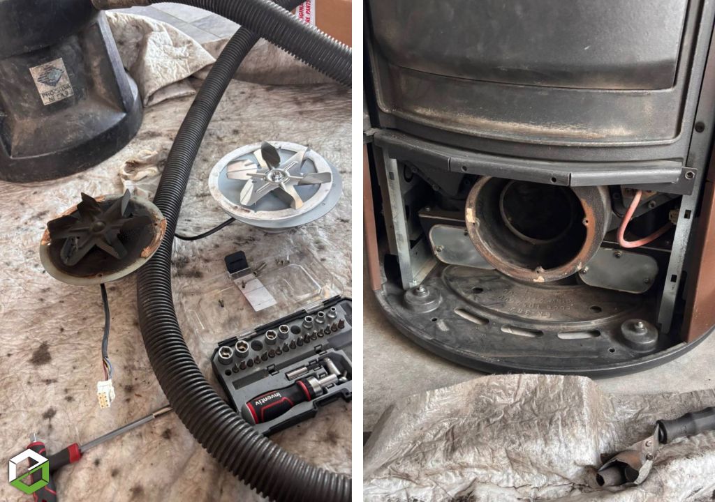 Remplacement d’un extracteur de fumée-Loiret (45)