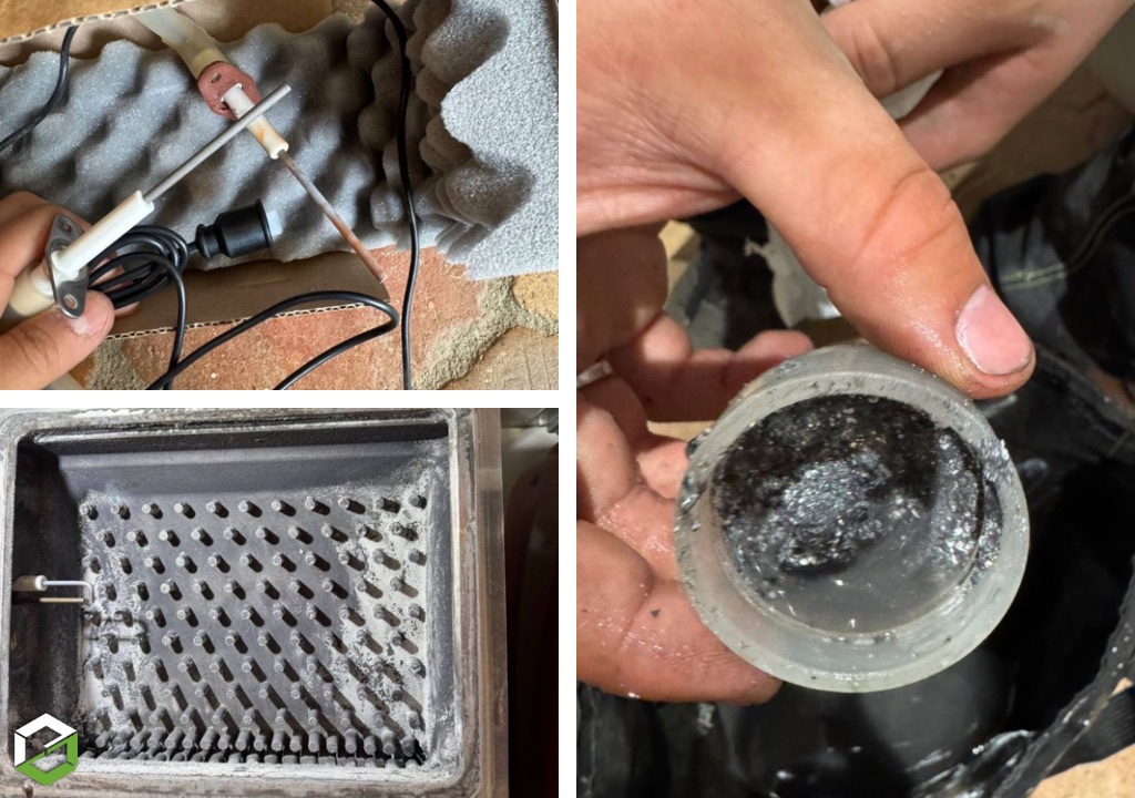 Ets A.Ciret Chauffage Plomberie : Entretien d’une chaudière gaz Weishaupt avec remplacement de l’électrode d’ionisation