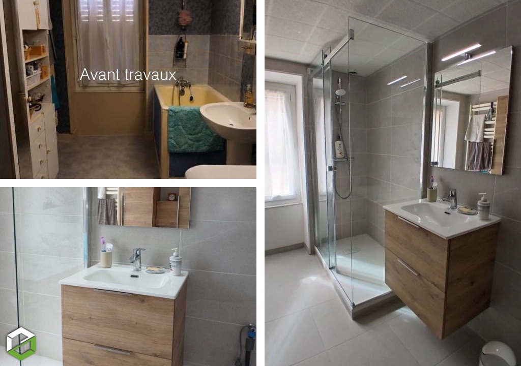 Ets A.Ciret Chauffage Plomberie : Rénovation complète d’une salle de bain