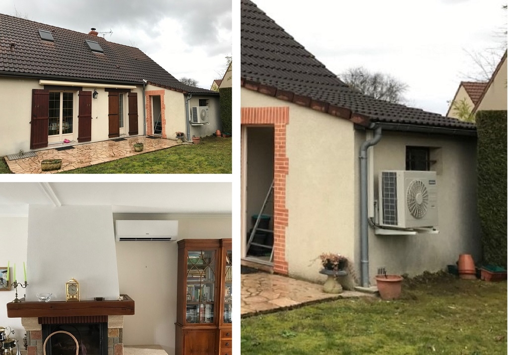 Consultez la chantier : installation d'une pompe à chaleur air-air à fleury les aubrais dans le loiret