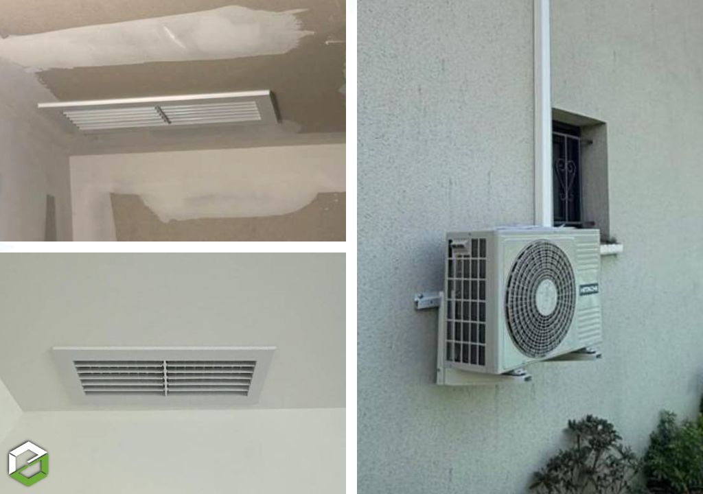 Installation d'une pompe à chaleur air/air Hitachi réversible