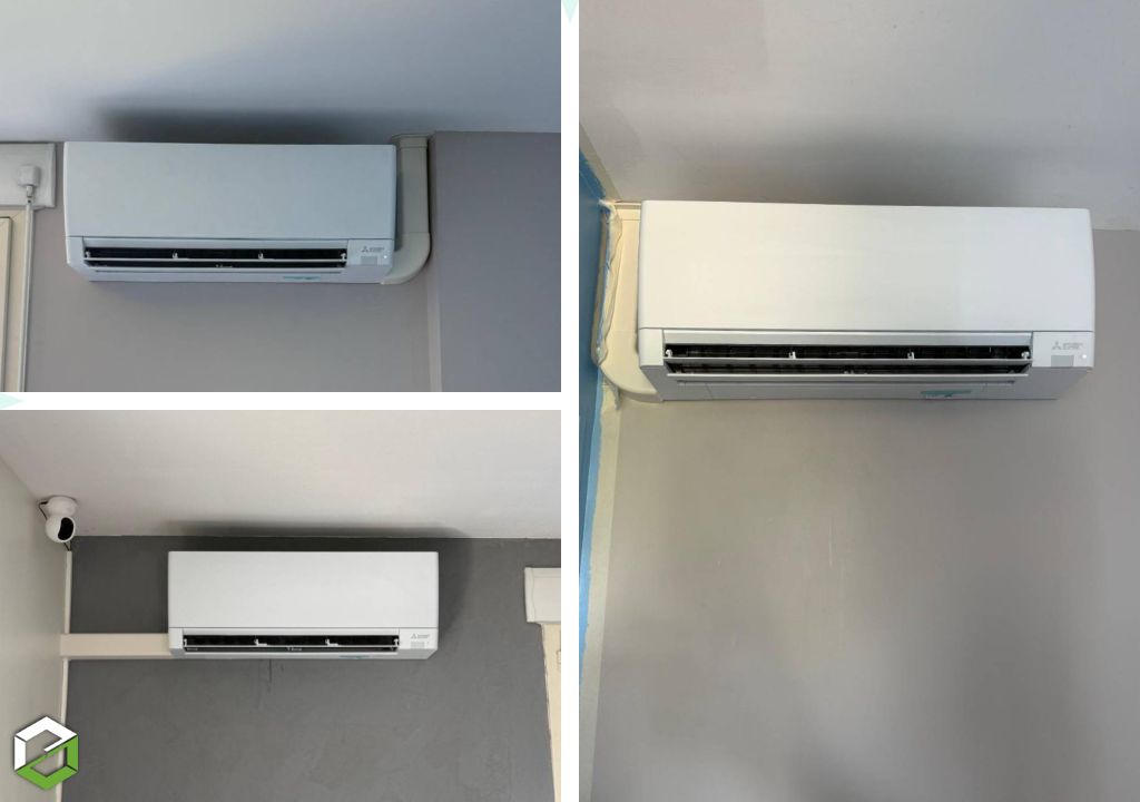 Installation d'un quadri-split Mitsubishi