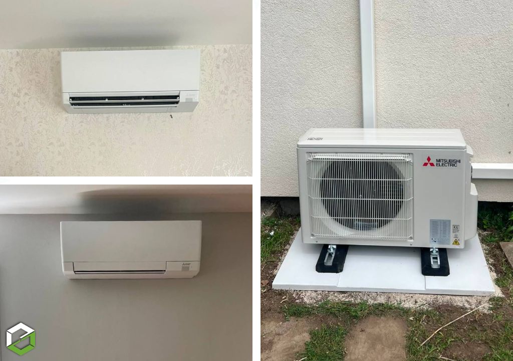 Installateur de pompe à chaleur air air Mitsubishi Mural Compact