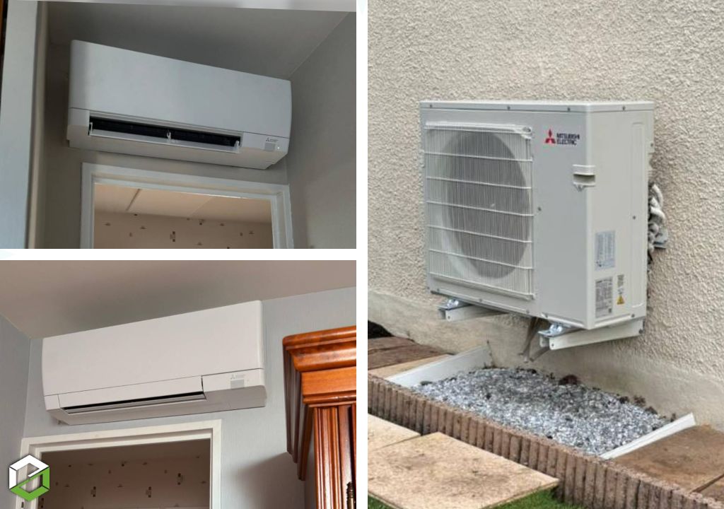 Installation d'un système cinq sorties Mitsubishi en remplacement d'un système existant