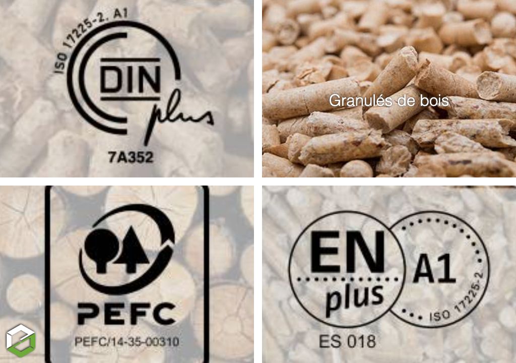 Distributeur de Granulés de bois DIN+ en sac DE 15 kg