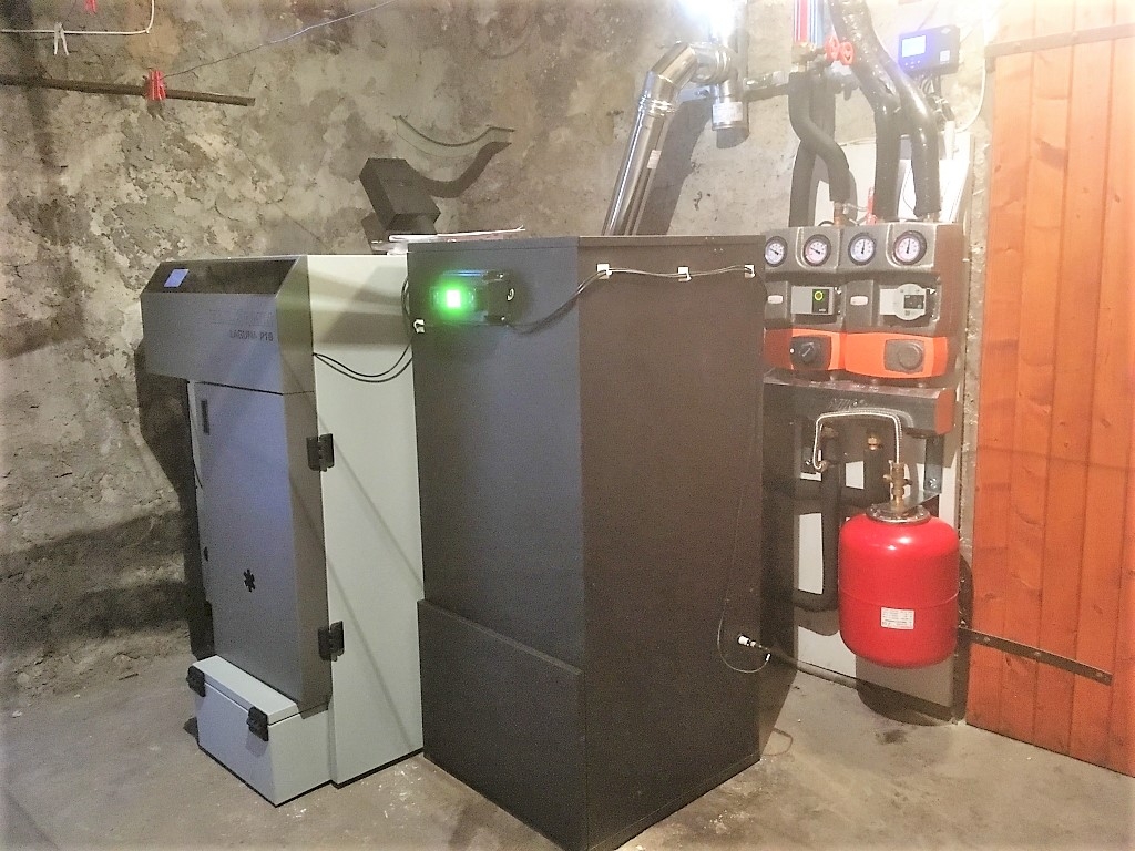 Consultez la chantier : chaudiere granules de bois edilkamin laguna 18kw