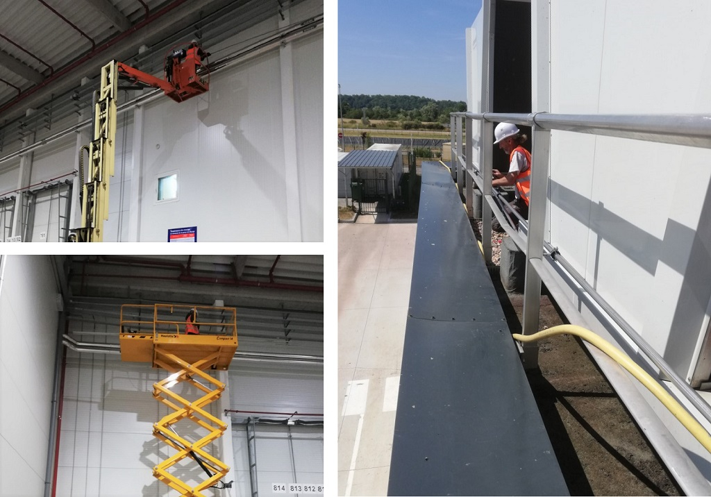 Tuayterie inox pour alimentation bloc sanitaire et nettoyage condenseur