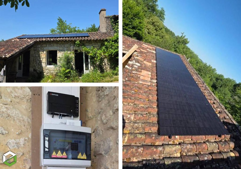 Installation photovoltaïque 3 kWc destinée à l'autoconsommation -Lot et Garonne (47)