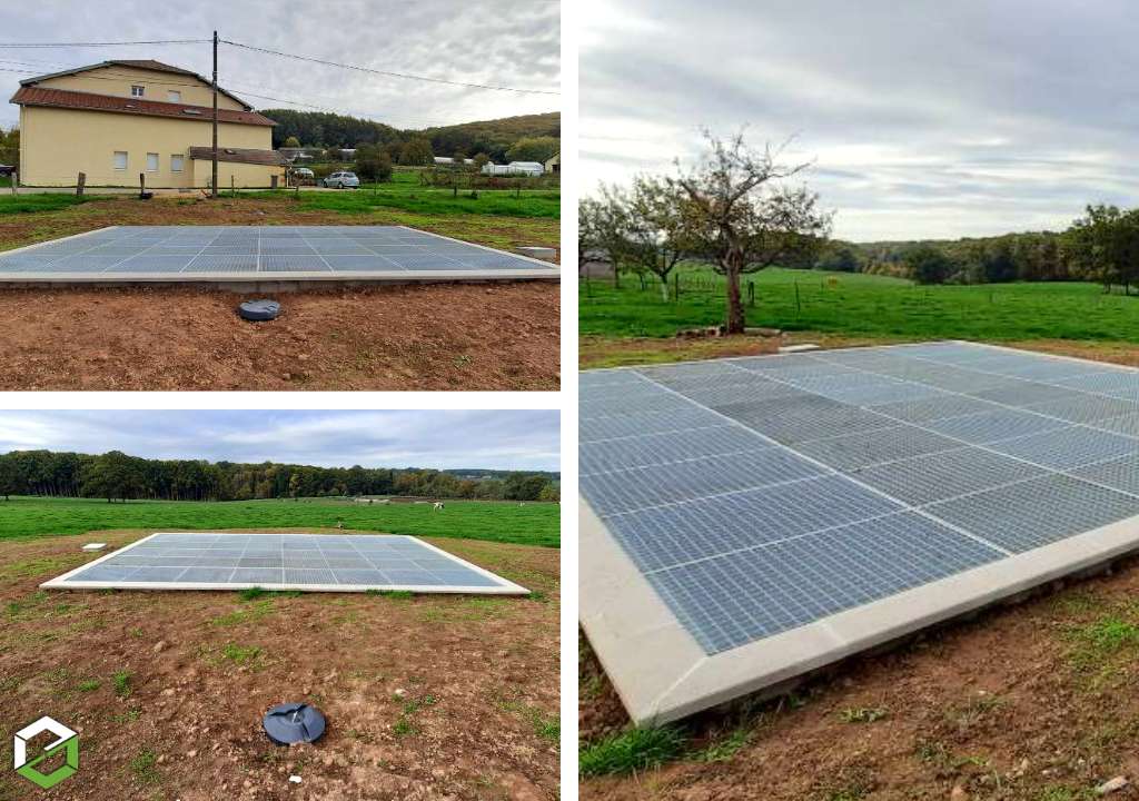 Consultez la chantier : assainissement en phytoepuration aquatitis jardin d'assainissement 22 equivalents habitant eh