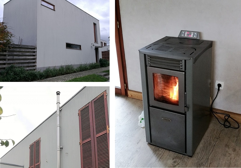 Installation d'un poêle à granulé par installateur qualifié