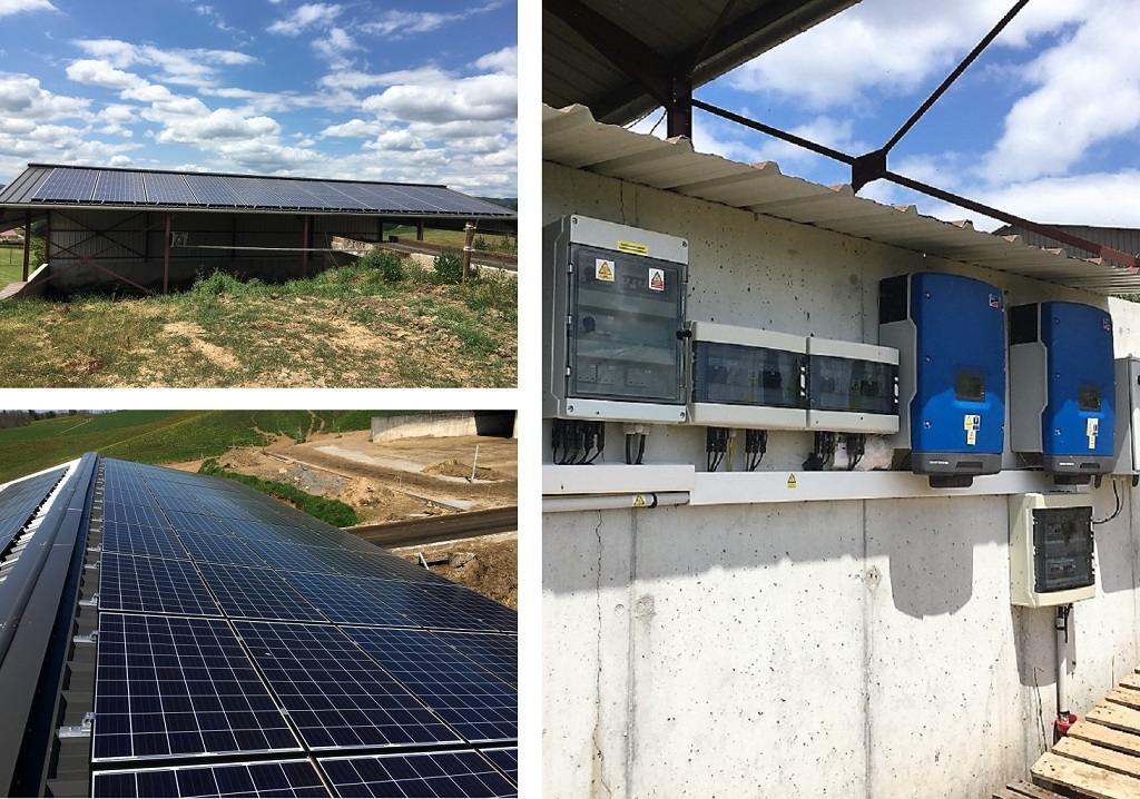 Consultez la chantier : installation  photovoltaique sur un bâtiment agricole