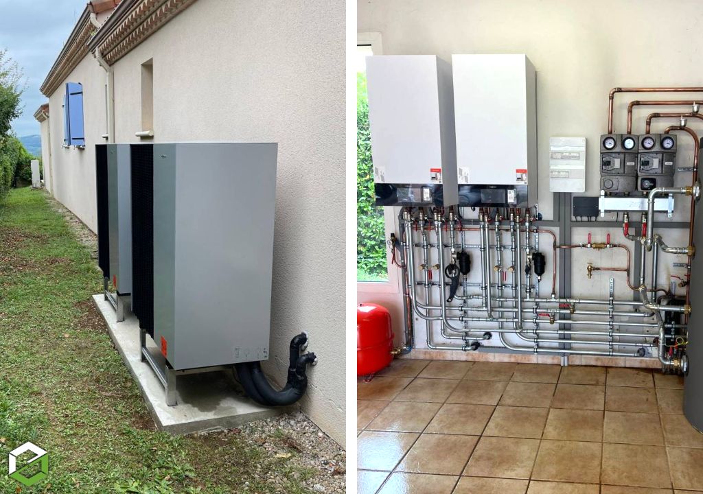 ENR2J : Pompe à chaleur en cascade Viessmann Vitocal 200-S