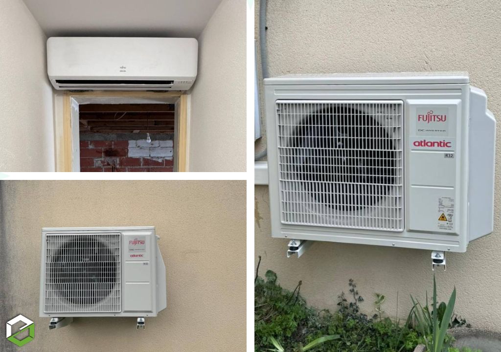 Installation d’une pompe à chaleur air/air 