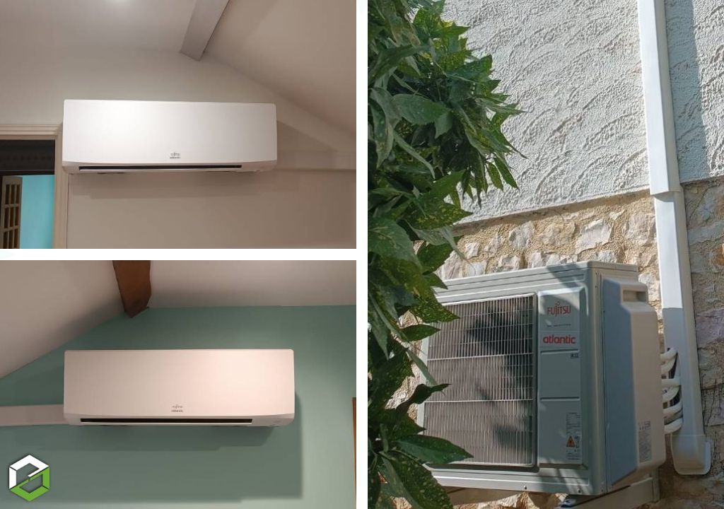 Installation d’une pompe à chaleur air/air multisplit pour trois chambres