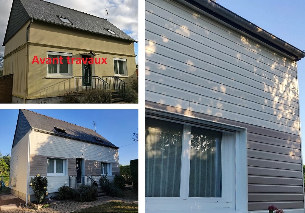 Consultez la chantier : isolation thermique par l’extérieur avec bardage - rge qualibat