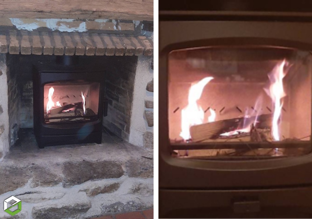 Installation d'un poêle à bois Charnwood - Artisan RGE Qualibois