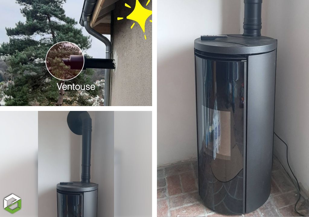 Installation d'un poêle à granulés en vallée de Chevreuse (78) - Artisan à votre service depuis 20 ans - RGE Qualibois