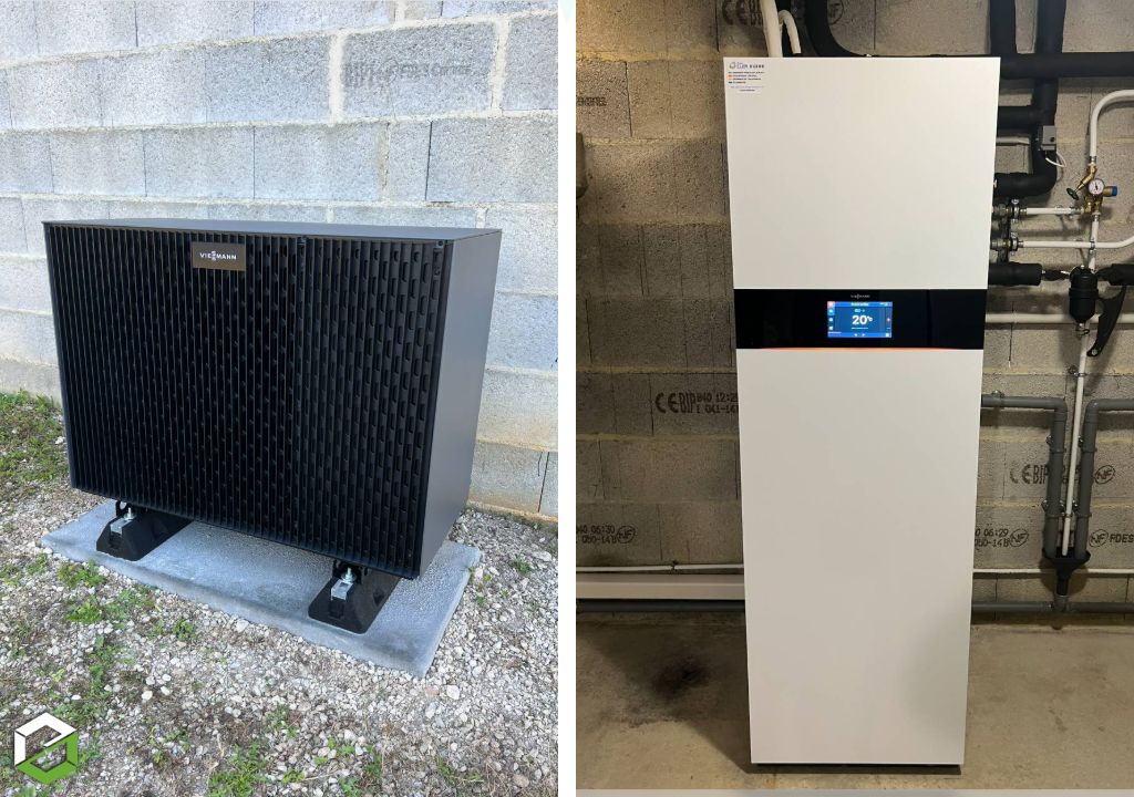 Pompe à chaleur air / eau Viessmann Vitocal 200 S - Artisan Rge qualipac