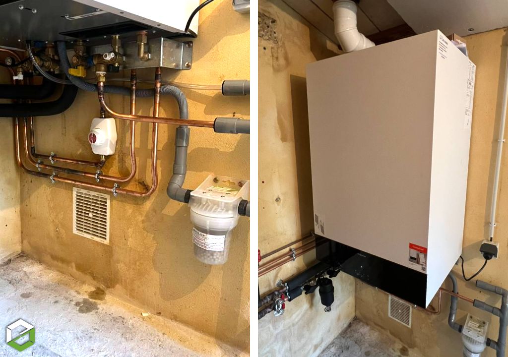 Installation chaudière gaz condensation Viessmann Vitodens 111 W 