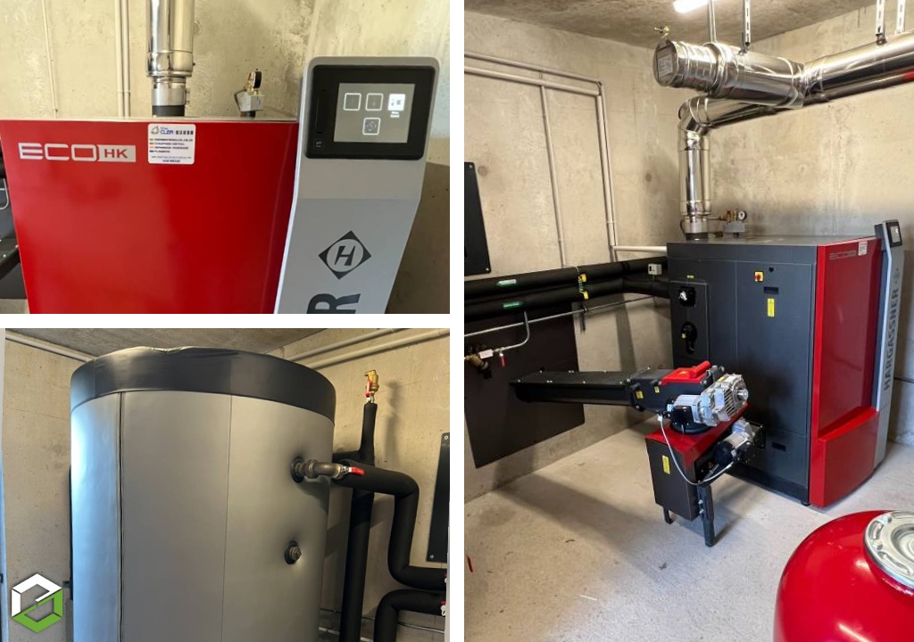 Chaudière à coquille de noix Hargassner Eco Hk - Entreprise Rge Qualibois