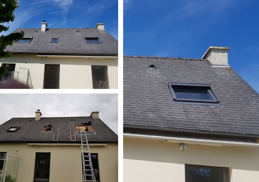 SARL FALHER : Remplacement d'anciens Velux trop petits + volets roulants électriques