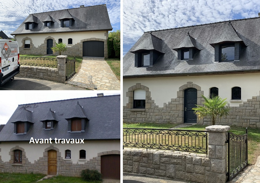 SARL FALHER : Fabrication et pose de menuiseries mixtes avec volets roulants intégrés