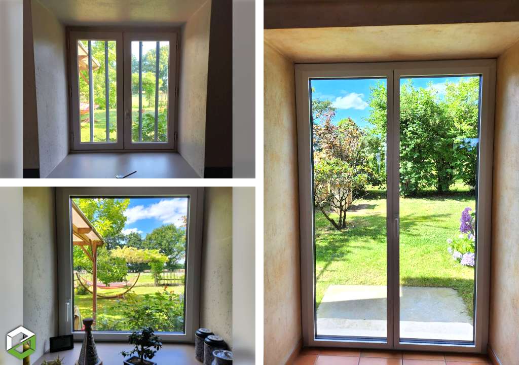 Changement de fenêtres aluminium K-LINE - Entreprise RGE QualiBAT-Ille et Vilaine (35)