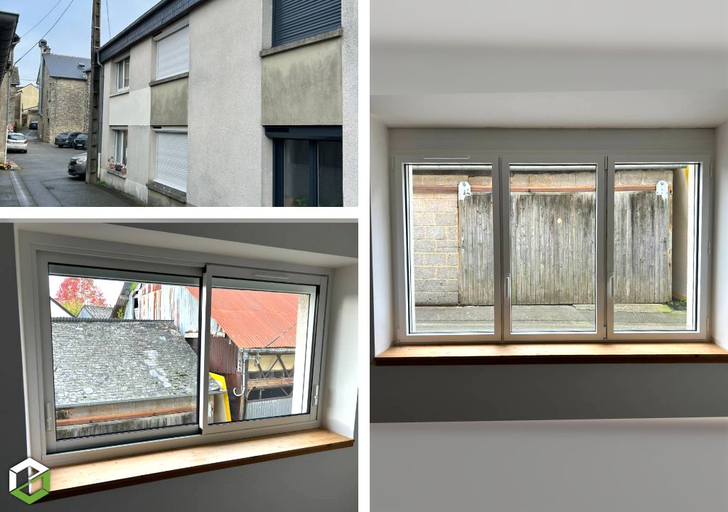 SARL FALHER : Pose de menuiseries avec des fenêtres aluminium K-LINE  et volets solaires FRANCIAFLEX