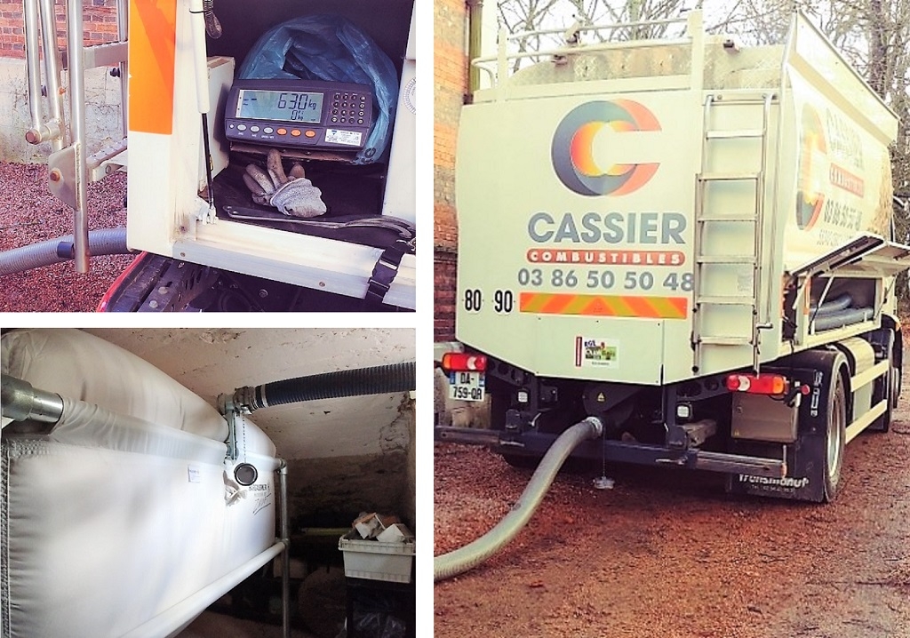 Commande de granulés - Livraison de granulés de bois en vrac 100% résineux par camion souffleur