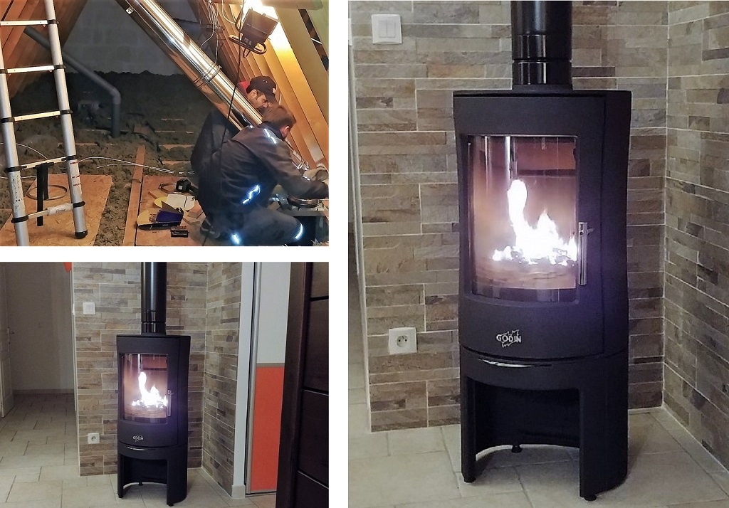Installateur de poêle à bois en fonte GODIN - RGE QualiBois