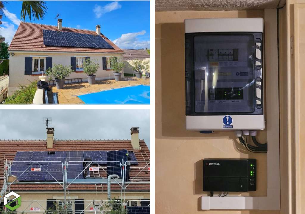 Installation d'une centrale photovoltaïque - panneaux solaires 5 950 Wc - Entreprise RGE QualiPV-Nièvre (58)