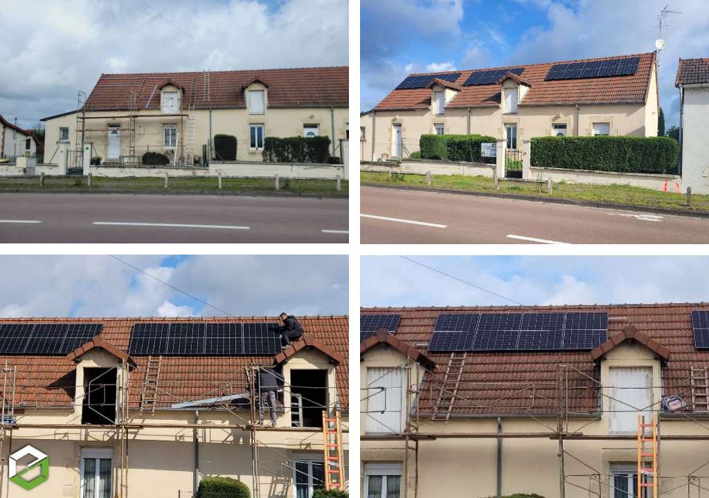 Installation d'une centrale photovoltaïque Solaredge / Trina Solar - panneaux solaires 5950 Wc - Entreprise RGE QualiPV