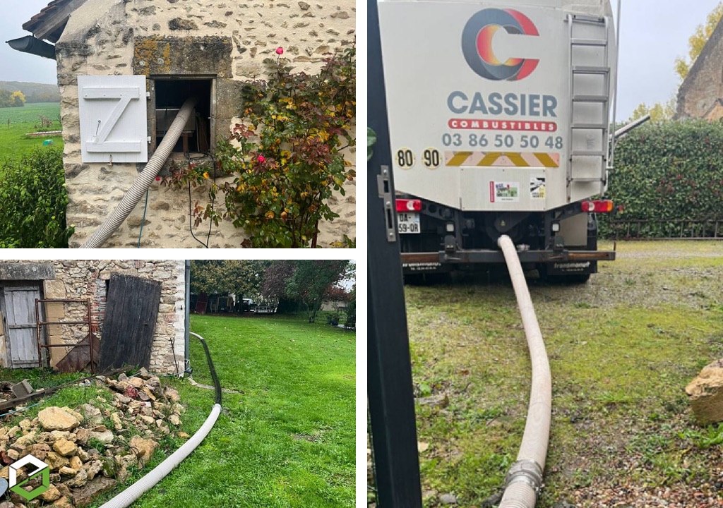 Livraison de granulés de bois / pellets en vrac -Nièvre (58)