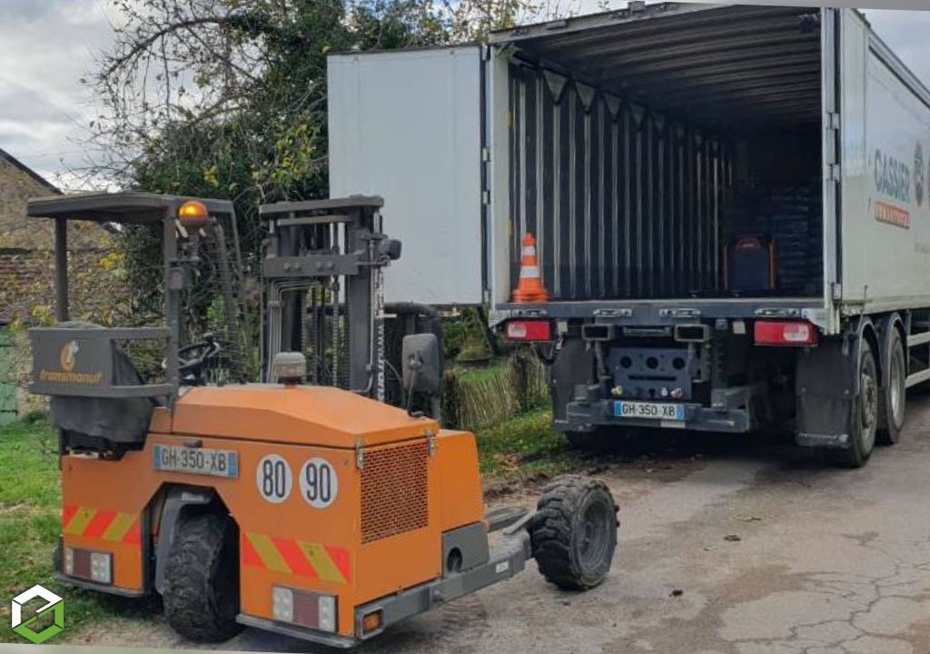 Livraison palette de bois bûches CREPITO