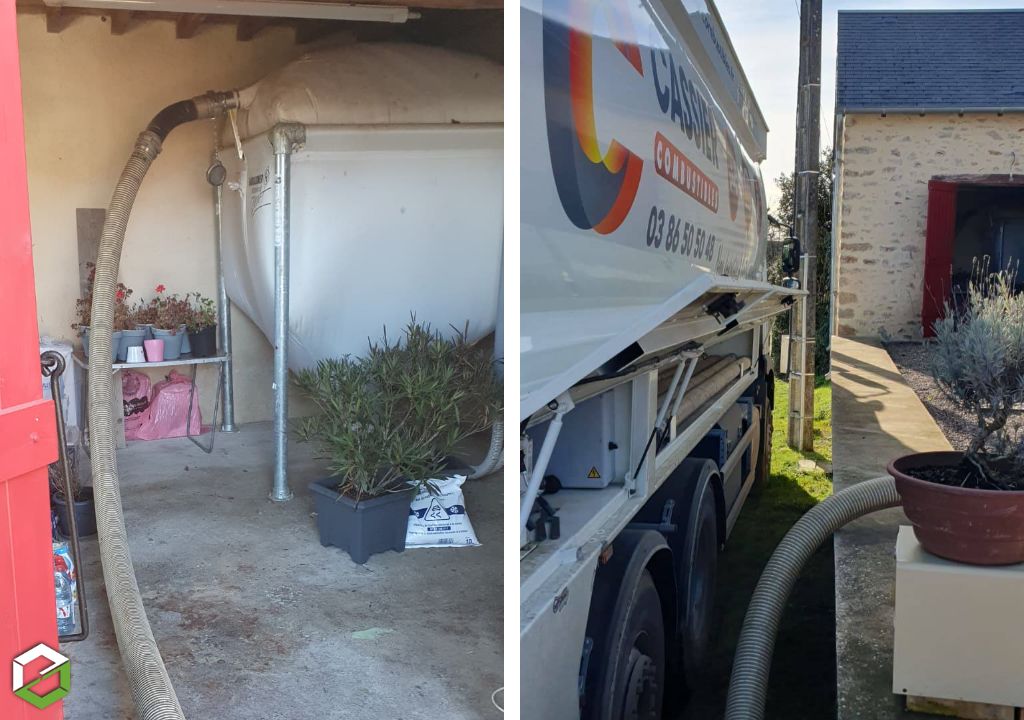 Livraison de pellets en vrac avec camion souffleur et aspiration de fines-Nièvre (58)