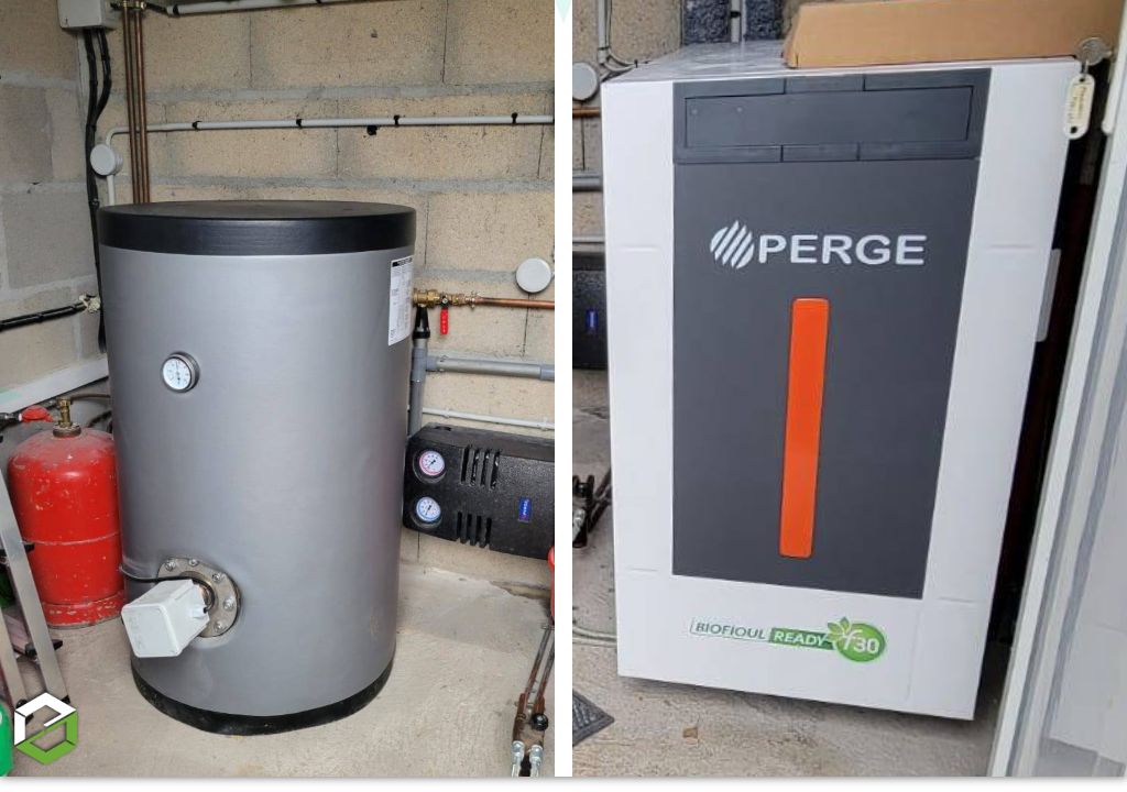 Installation d'une chaudière BioFioul PERGE