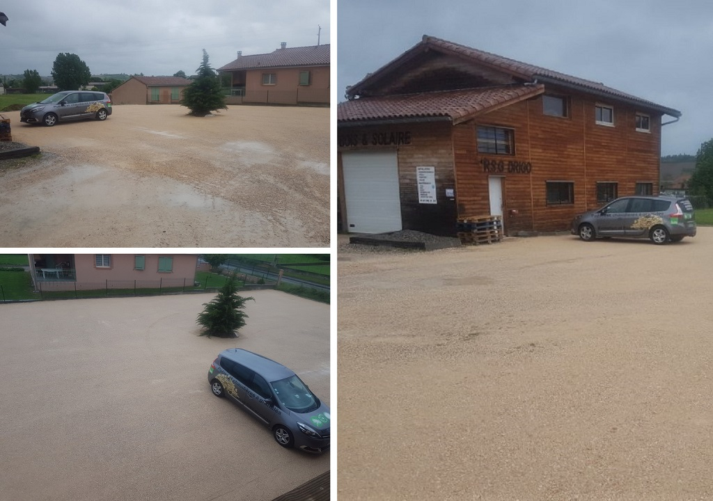 Consultez la chantier : agrandissement de notre parking