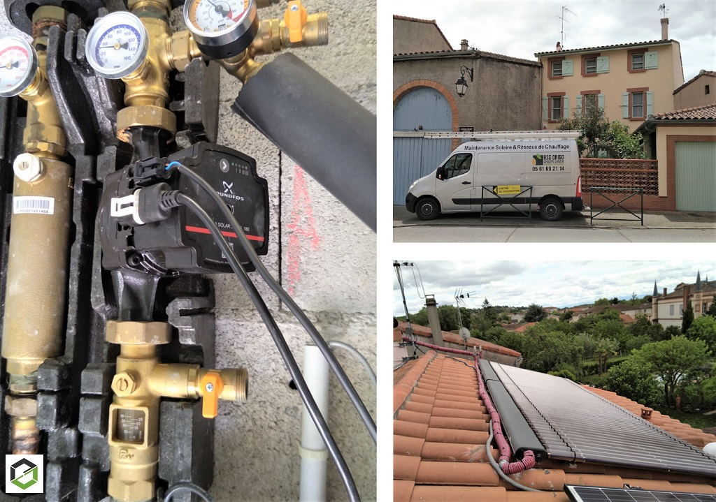 dépannage système solaire combiné par rsg drigo groupe ensem