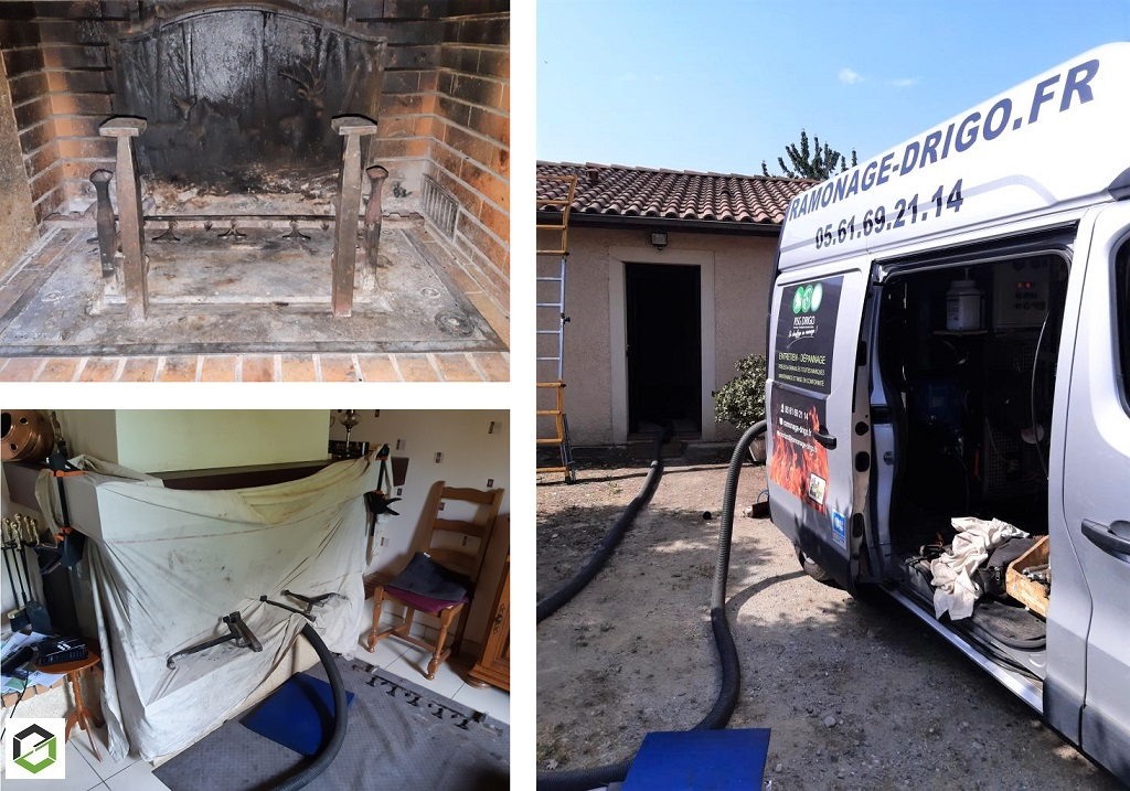 Consultez la chantier : ramonage d'un polyflam par rsg drigo groupe ensem