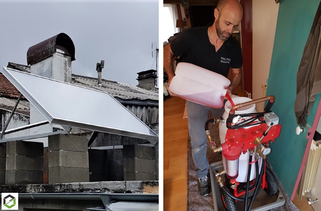 Consultez la chantier : installation de capteur solaire par rsg groupe ensem