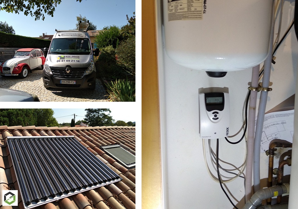 Consultez la chantier : dépannage et entretien chauffe-eau solaire (cesi - ssc) par rsg drigo greoupe ensem