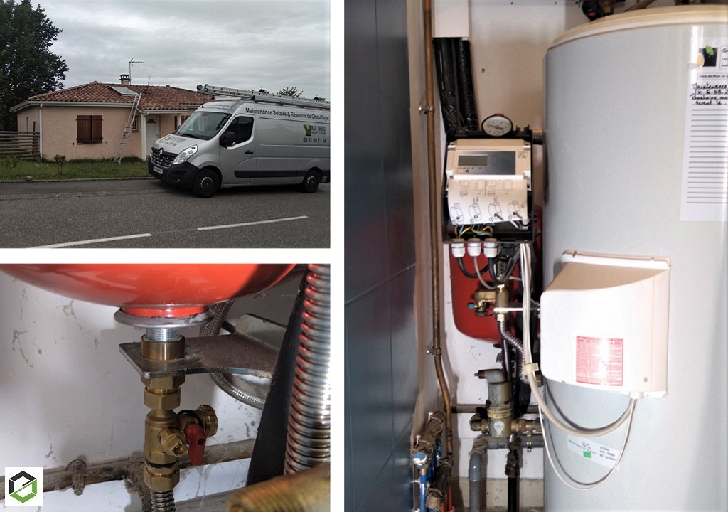 Consultez la chantier : faire l'entretien de son chauffe-eau solaire atlantic par rsg drigo groupe ensem