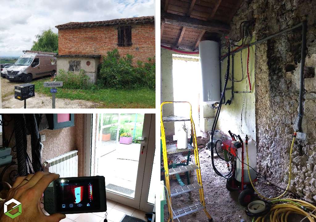 Consultez la chantier : nettoyage - désembouage d'un réseau de radiateurs par rsg drigo (groupe ensem)