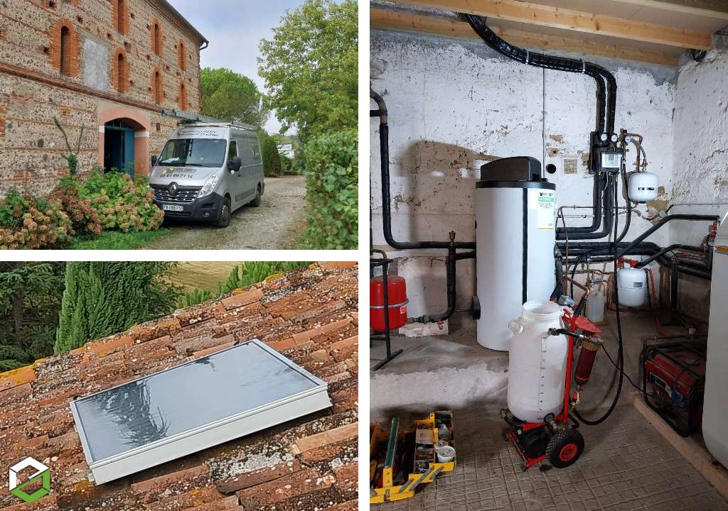 Consultez la chantier : faire entretenir son chauffe-eau solaire par rsg drigo (groupe ensem)