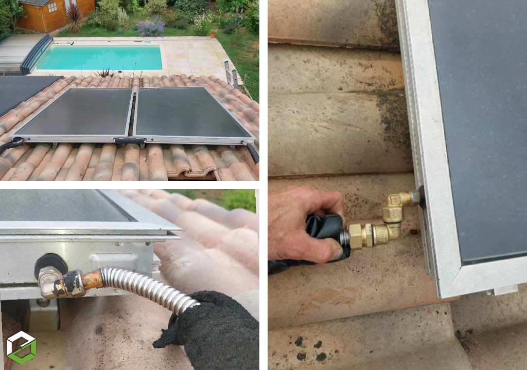 Consultez la chantier : fuite sur mon chauffe-eau solaire de dietrich