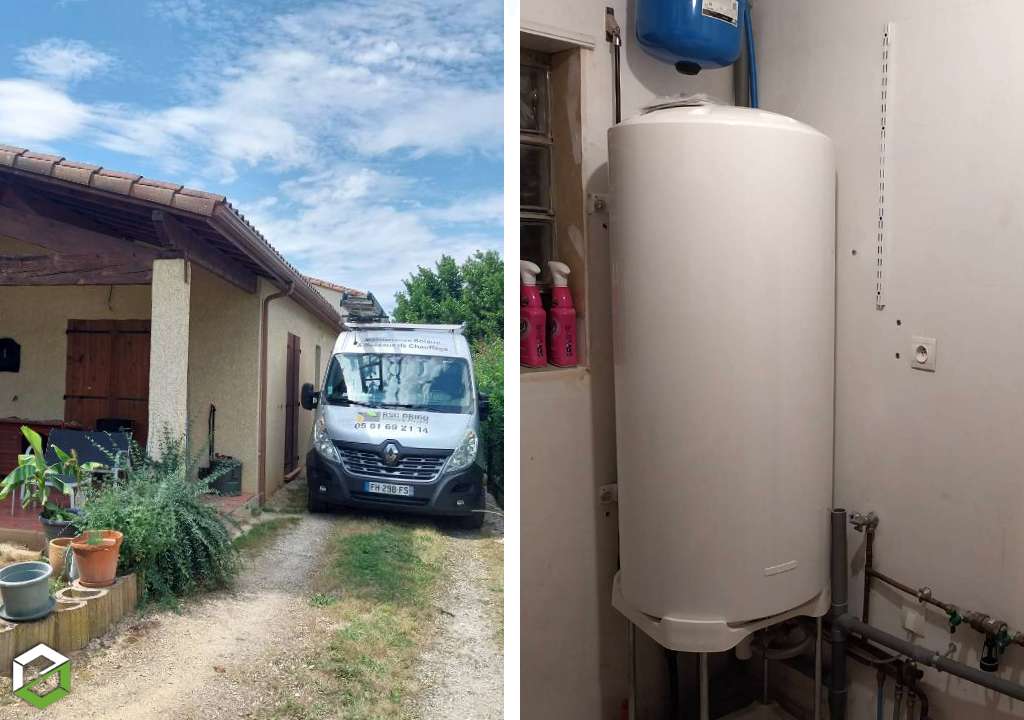 remplacement chauffe eau électrique avec améliorations