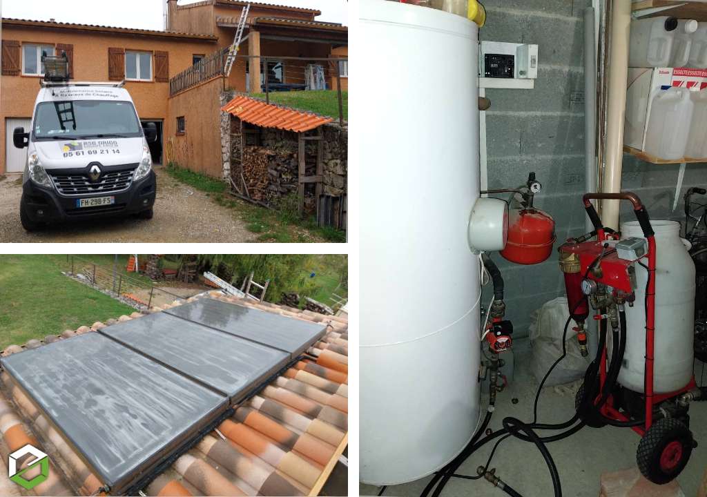 visite technique sur panne de chauffe-eau solaire par spécialiste solariste