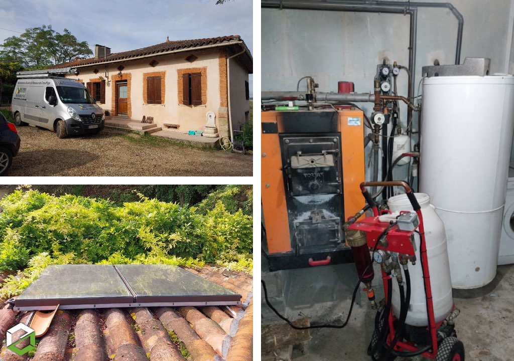 Consultez la chantier : entretenir son solaire giordano par ensem agence de lézat