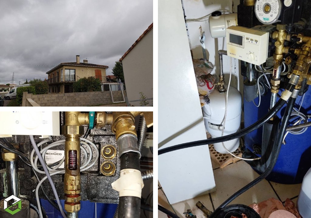 réparation d'un solaire schÜco avec fuite + entretien par ensem agence de lézat